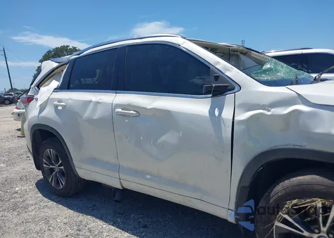 2016 Toyota Highlander Xle V6 from USA, damaged, VIN 5TDKKRFH2GS503198